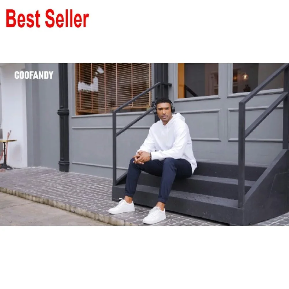 Men's Cotton Cargo Joggers Tapered Fit Casual Hiking Outdoor Sweatpants